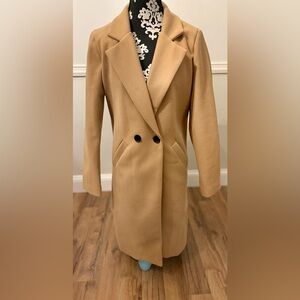 Fashion Elegant Tan Women's Trench Coat Size :M